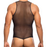 MOB Eroticwear Body String Tulle Leandro Noir